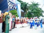 Bunda PAUD Kampar Buka Pawai Karnaval dan Pentas Seni di Taman Kota Bangkinang