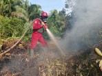 Karhutla Tanjung Kapal Masih Aktif, Alat Berat Dikerahkan Sekat Api dan Pembuatan Embung untuk Water Bombing
