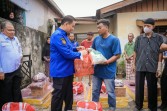 Tujuh KK Korban Kebakaran di Lembah Damai Dapat Bantuan Pemko Pekanbaru