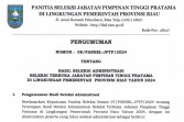 Daftar Lengkap Peserta Asesmen Eselon II Pemprov Riau