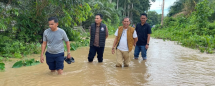Atas Instruksi Bupati, Asisten III Tinjau Lokasi Banjir di Pangean
