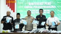64 Kasus Narkoba Diungkap Dalam 4 Bulan, Polres Inhil Amankan 76 Tersangka