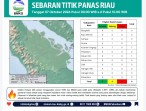 Kabut Asap Kiriman Kembali Pekat di Siak, BPBD 2 Titik Panas Terpantau di Minas