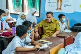 Asap Masih Selimuti Pekanbaru, Peserta Didik Diingatkan Pakai Masker dan Kurangi Aktivitas Luar Kelas