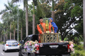 Piala Juara Umum MTQ Riau Diarak Keliling Pekanbaru