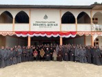 UAS Letakkan Batu Pertama Gedung SMA Trensains Al Ikram - Ponpes Ikramul Quran Bengkalis