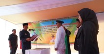 Bupati Lantik PAW Kades dan Perangkat Desa  di Keritang