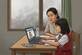 Kualitas Udara Membaik, Siswa di Rohul Kembali Bersekolah