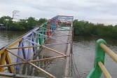 Jembatan Panglima Sampul di Meranti Roboh, PUPR-PKPP Riau Turunkan Tim ke Lokasi