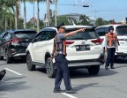 Razia di  Purna MTQ Sudirman, Belasan Kendaraan Angkutan Barang Ditilang