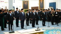 Presiden prabowo lantik Sejumlah Menteri dan Wamen, Bahlil Jadi Menko Hilirisasi, Listyo Sigit KSP
