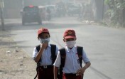 Udara di Pelalawan Kurang Sehat, Siswa Wajib Pakai Masker, Aktivitas Luar Ruangan Dibatasi