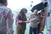 Dalam Hujan, Bupati Afni Buka Kompetisi Gema Pros Tingkat SMP se-Kabupaten Siak