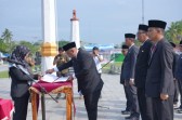 Empat Putra Daerah Dilantik Jadi Kadis di Depan Istana Siak