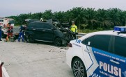 Kecelakaan Maut Tol Bangkinang KM 25+250 A Menelan Dua Korban Jiwa