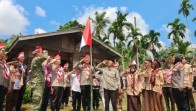 Ekspedisi Merah Putih Presisi Polda Riau Hadir di Pesisir Teluk Lanus
