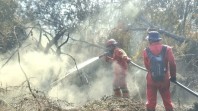 Tak Gentar Medan Sulit, Manggala Agni Terus Gempur Karhutla 64 Hektare di Pelalawan