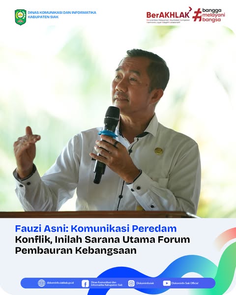 Fauzi Asni : komunikasi dan Silaturahmi Peredam konflik masyarakat