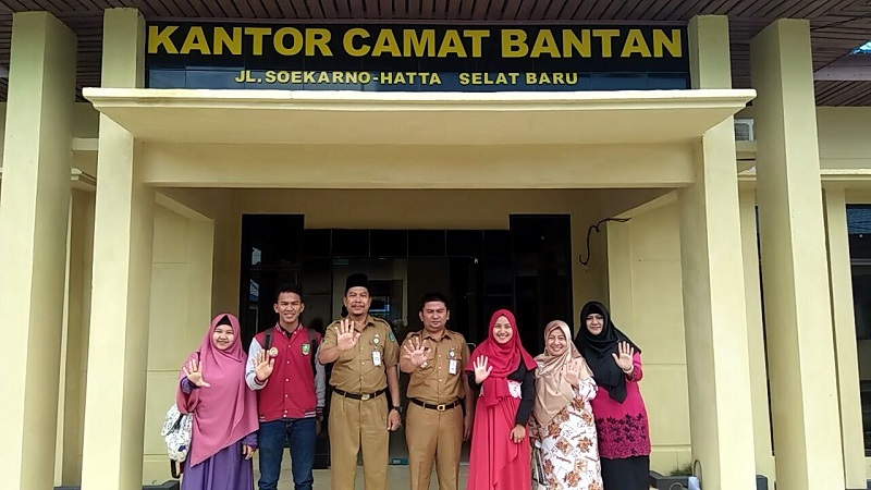 Jalin Silaturahmi, FANBANG dan FAN KEBTAN Kunjungi Kantor Camat Bantan