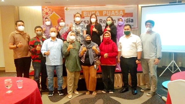 RS Eka Hospital Pekenbaru Gelar Buka Puasa Bersama Jajaran Media