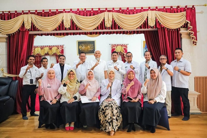 Manajemen RSUD Suhatman  Temui Wako Dumai