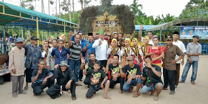 Kampanye di Bengkalis, Syamsurizal Bilang Firdaus-Rusli Paling Pas untuk Riau