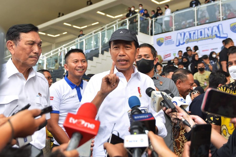 Hadir di GBK, Presiden Jokowi Dorong Pembinaan Olahraga Sejak Dini