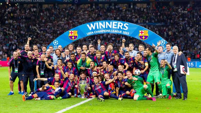 Barcelona Raih Penghargaan Klub Terbaik 2015