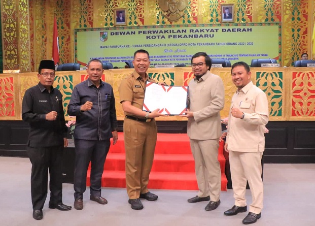 Perda Pengelolaan Air Limbah Domestik Kota Pekanbaru Disahkan