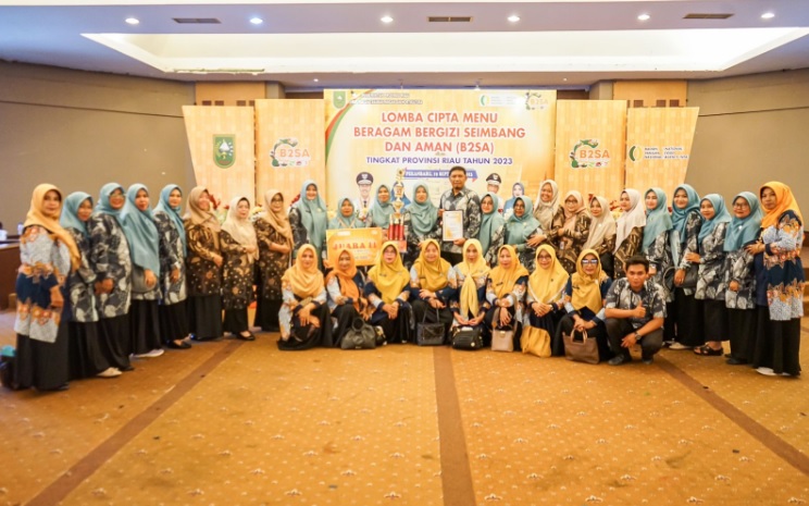 Kota Dumai Juara 2  Lomba CIpta Menu Provinsi Riau 2023
