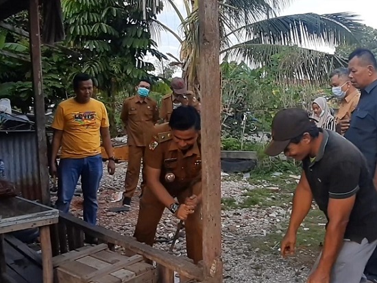40 Persen Anggaran Bankeu Provinsi  Cair, Dinas Perkim Pekanbaru Mulai Pembangunan RLH