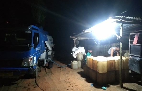 Diduga Ada Aksi Penimbunan BBM di Desa Mahato Rohul, Disinyalir Sudah Berlangsung Lama