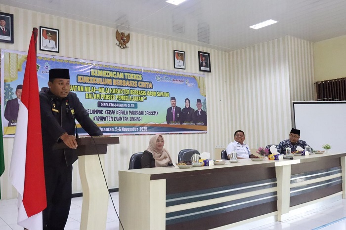 Kemenag Kuansing dan BNNK Teken MoU Cegah Narkoba dalam Dunia Pendidikan