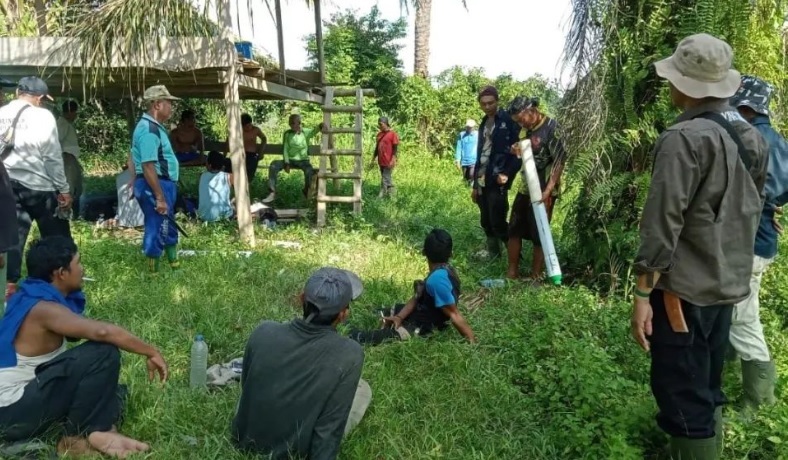 BBKSDA Riau dan Balai TNTN Lakukan Penggiringan Tiga Gajah Liar di Rantau Baru
