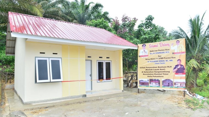 Rp54 Miliar Anggaran Dialokasikan untuk Bangun Rumah Layak Huni di Riau Tahun Ini