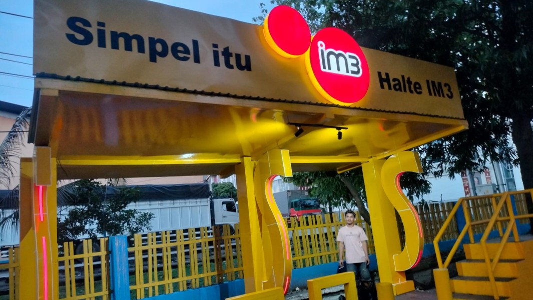 Non APBD, Renovasi Halte Bus TMP di Sudirman Pekanbaru Rampung Dibantu Swasta