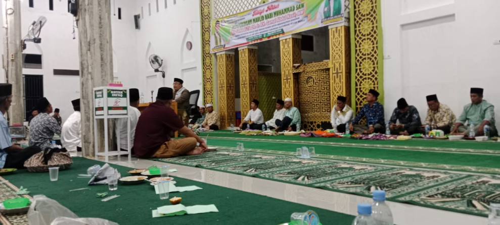 Perti Kuansing Bersama Masyarakat Koto Tuo Kopah Peringati Maulid Nabi Muhammad SWT