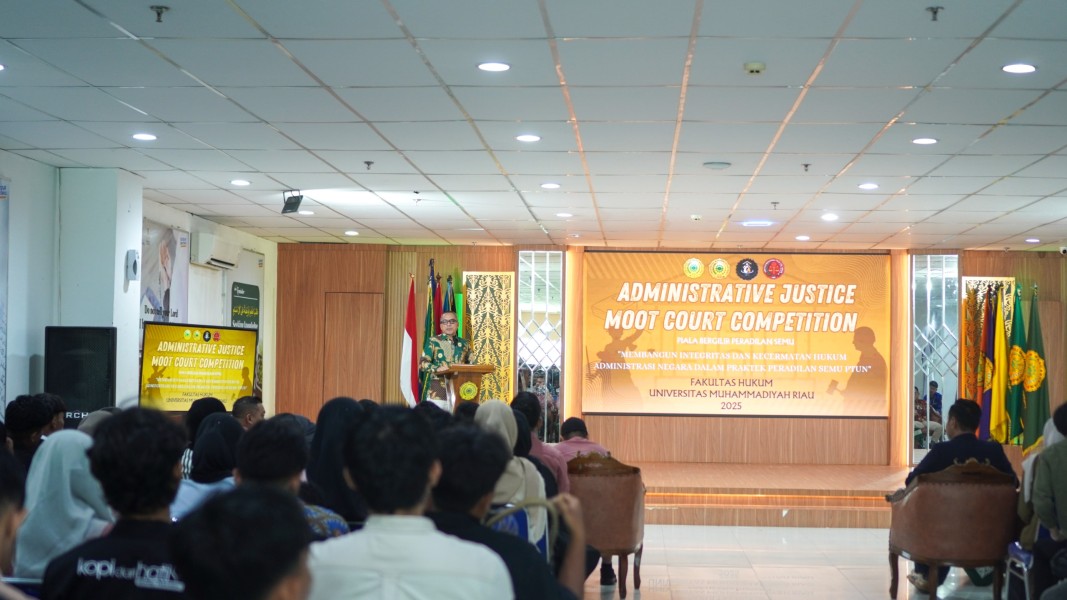 Administrative Justice Moot Court Competition 2025 Fakultas Hukum UMRI Resmi Dibuka, Tegaskan Integritas dan Profesionalisme Calon Praktisi Hukum