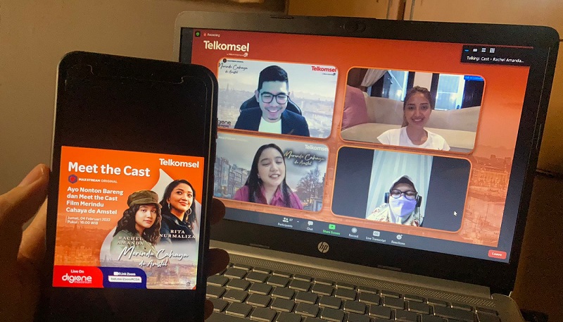 Telkomsel Gelar Meet the Cast Bersama Pemeran Film Merindu Cahaya de Amstel dan Pelanggan Sumatera