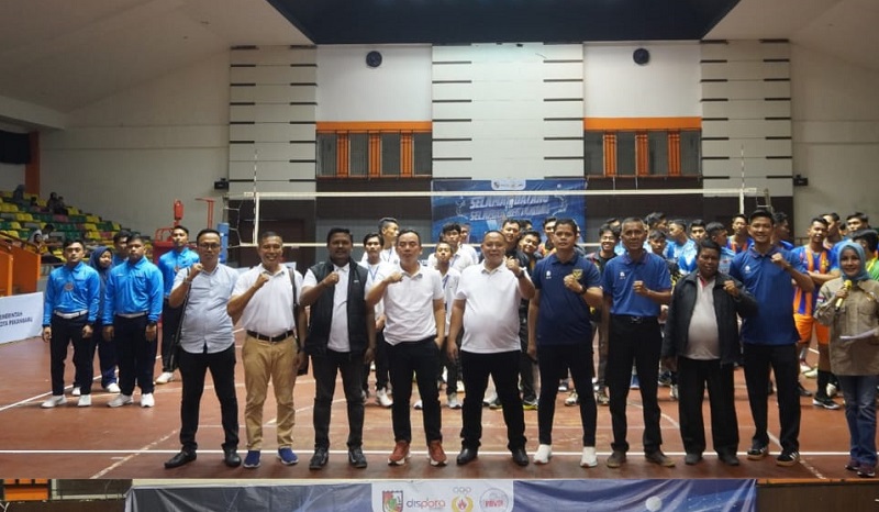 18 klub Berlaga di Kejuaraan Bola Voli Divisi Utama Pekanbaru