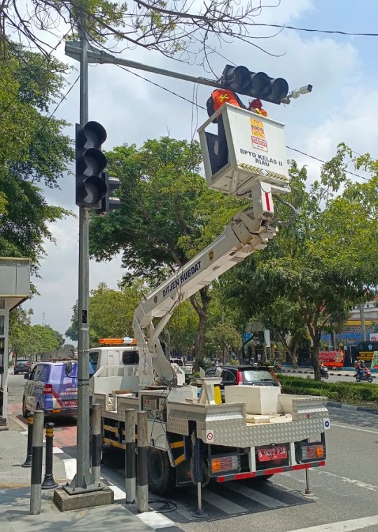 Ada Dua CCTV Tambahan Antisiapsi Aksi Pencurian Fasum di Jalan Jendral Sudirman Pekanbaru