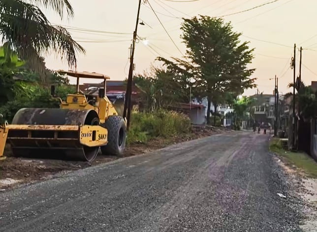 Jalan Melati Diperbaiki Pemko Pekanbaru