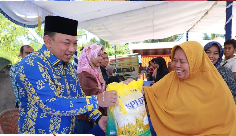 Pemkab Siak Kembali Gelar Operasi Pasar Murah di Kwalian