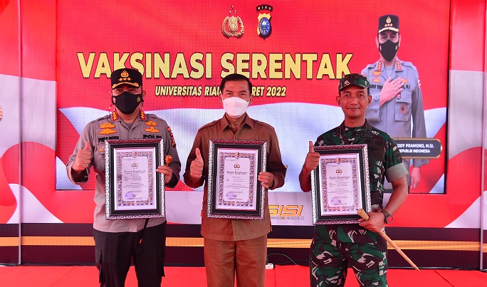 Tembus 116 Persen, Realisasi Vaksinasi Covid-19 di Pekanbaru Tertinggi di Riau