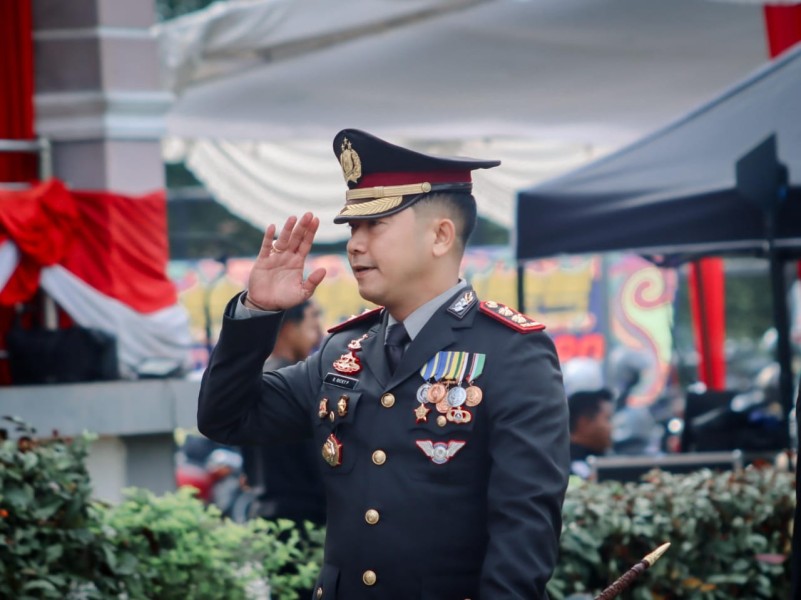 Di HUT Ke-80 RI Kapolres Kuansing Tekankan Pentingnya Menjaga Persatuan Dan Keamanan