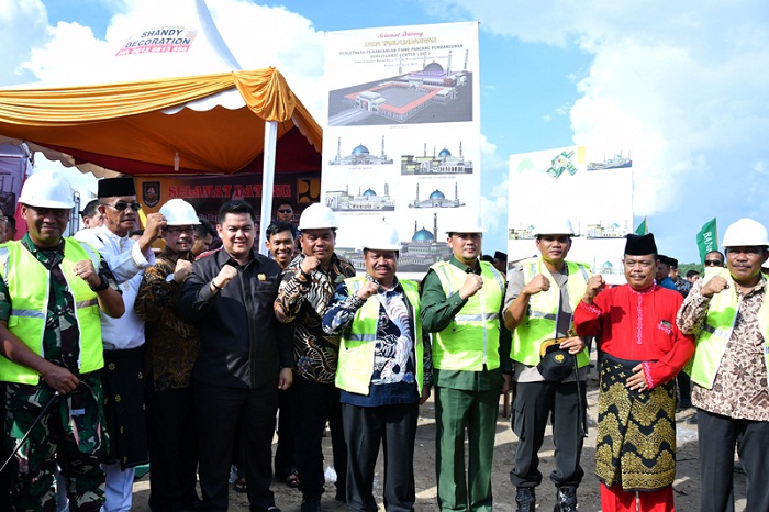 Ribuan Masyarakat Saksikan Ground Breaking Duri Islamic Center