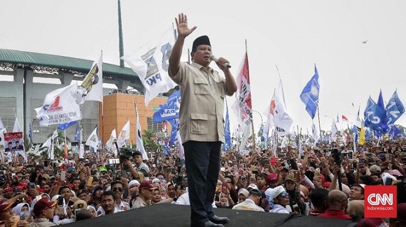 Obrak Abrik Kandang Banteng di Banyumas dan Tegal, Prabowo Diteriaki Presiden...Presiden...Rebut...