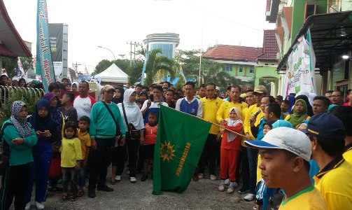 Jalan Sehat Bersempena Musda Ke-11 Muhammadiyah Pekanbaru Berlangsung Meriah
