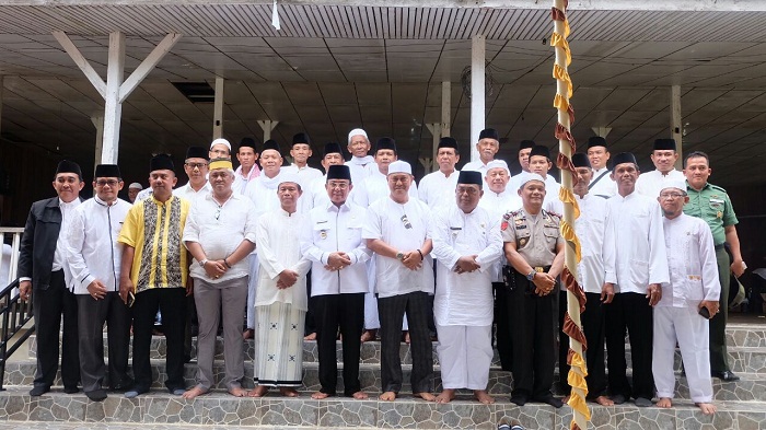 Perayaan Tahun Baru Hijriyah, Bupati Inhil Hadiri Istighotsah di Desa Mugomulyo