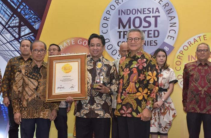 Lagi, Bank Riau Kepri Raih Trusted Company Based on CGPI Pada Ajang Indonesia Most Trusted Company Award 2018